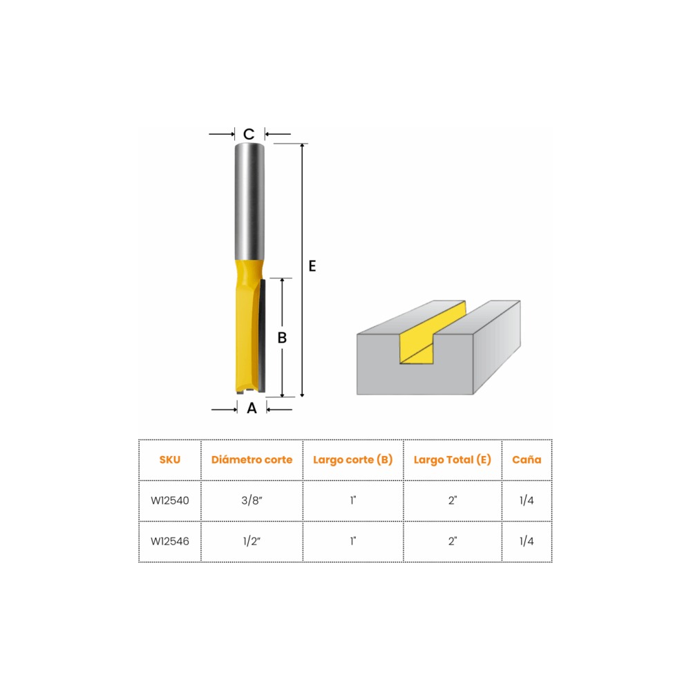 Fresa de corte WD-12546 Well Done vista 2